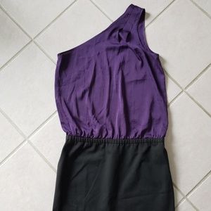 DKNYC one shoulder dress size med